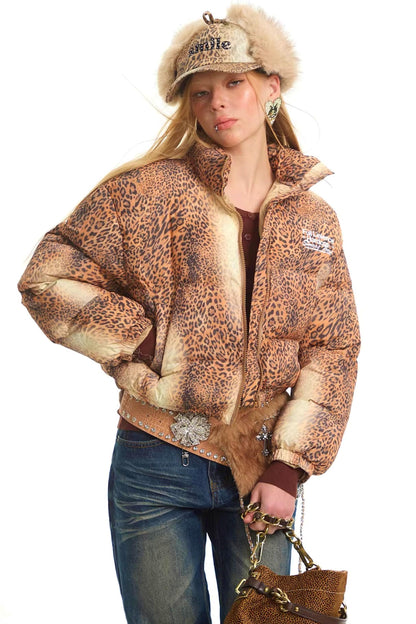 Retro Leopard Cotton Jacket