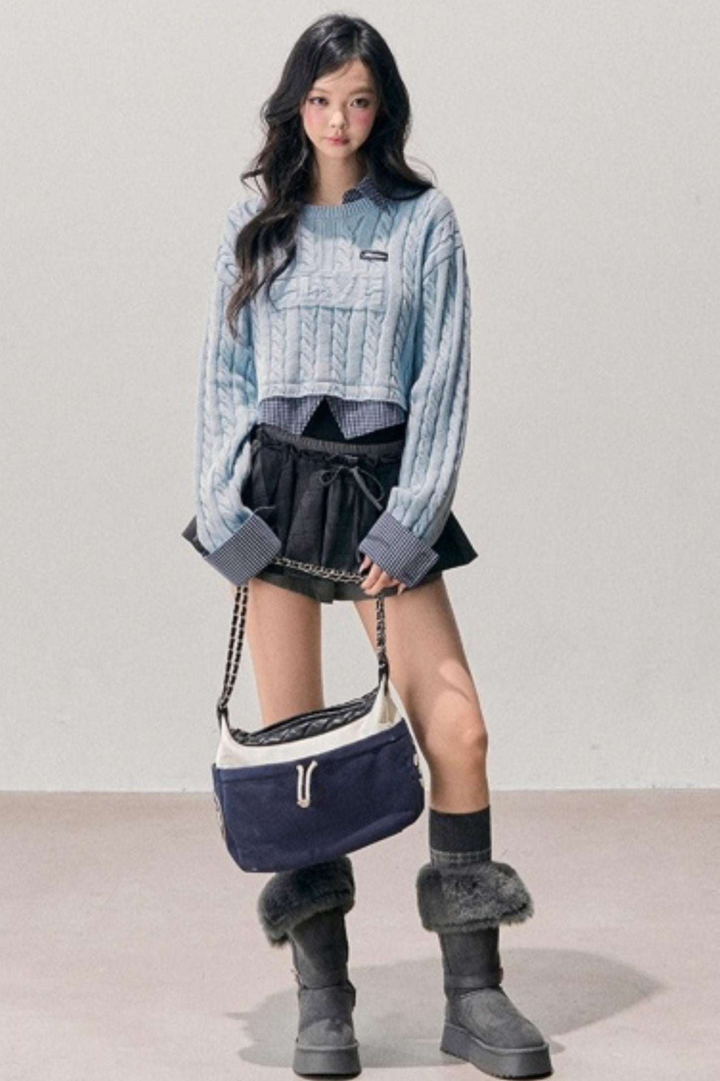 Plaid Annie Waltz Skirt