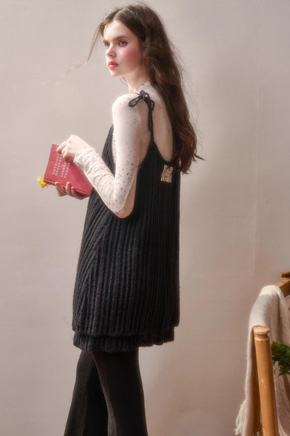 Soft Gemstone Wool Pants Set-Up