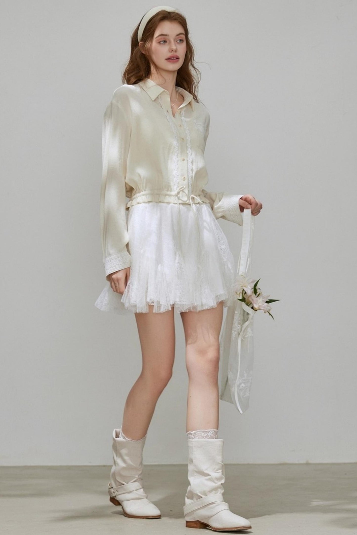 Fall Lace Commuter Shirt