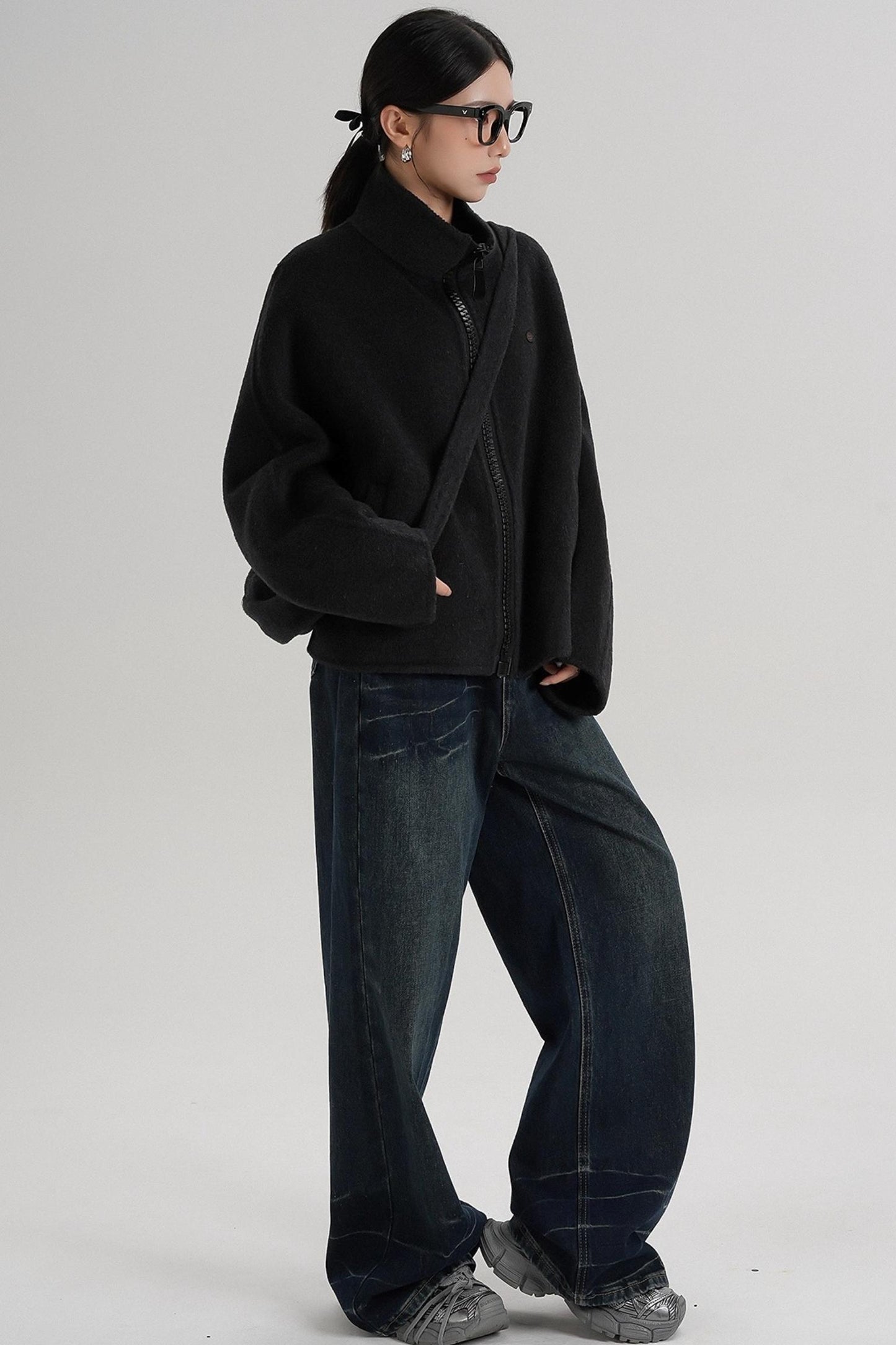 Structured Reversible Wool Jacket