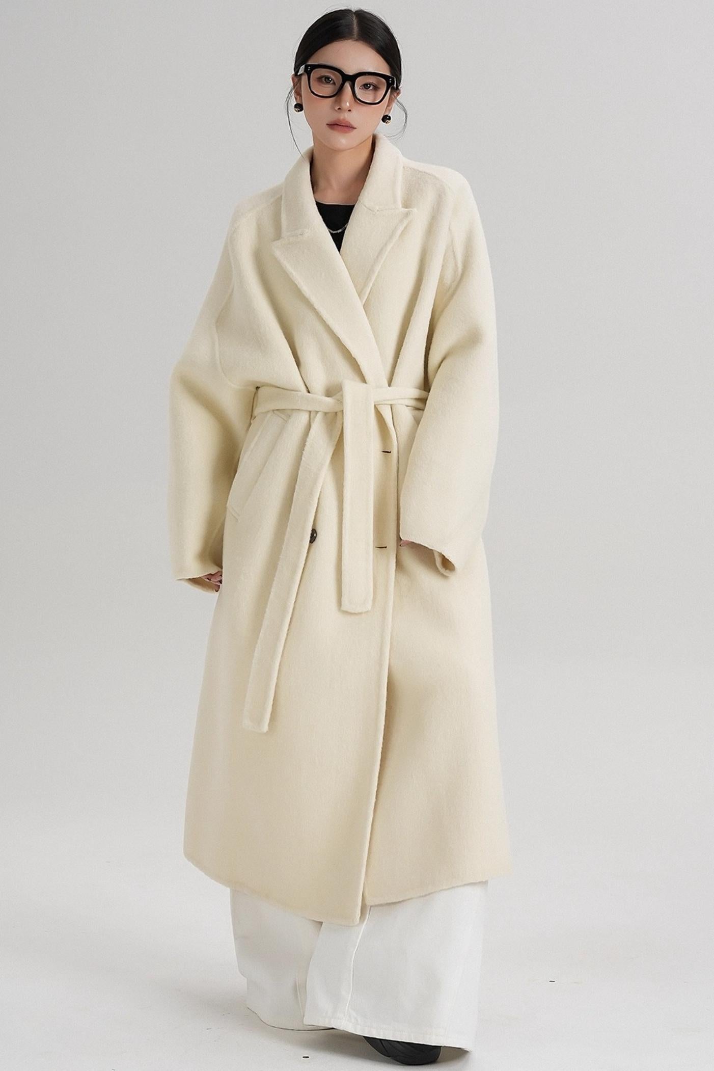 Minimalist Wool Long Jacket