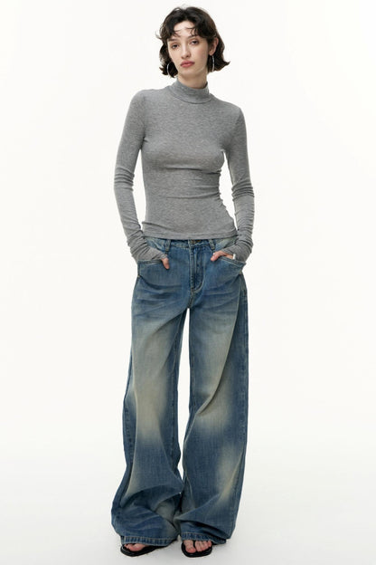 Pure Cotton Straight Pants