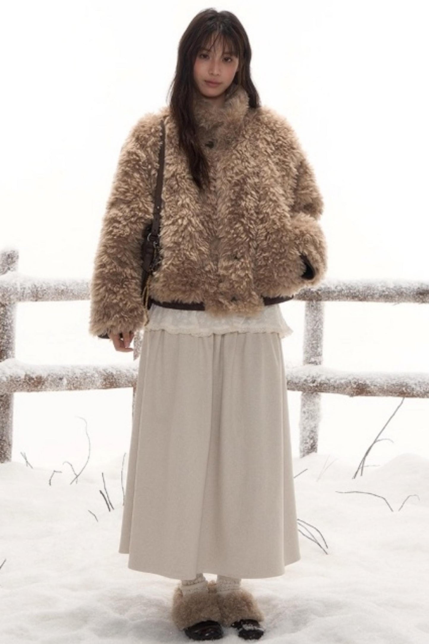 Reversible Lamb Wool Coat