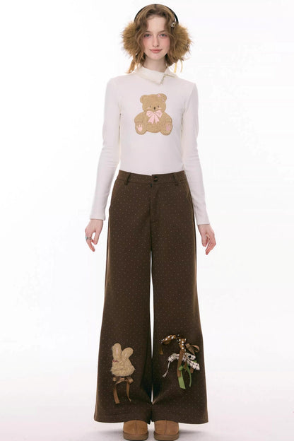 Plush Bear Knitted Base Shirt