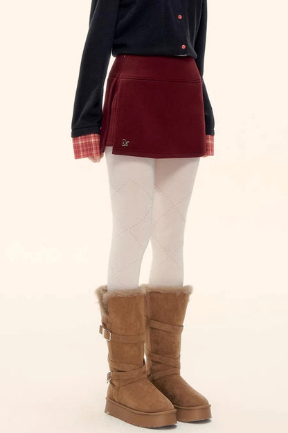 A-Linien-Rock aus Kunstwolle