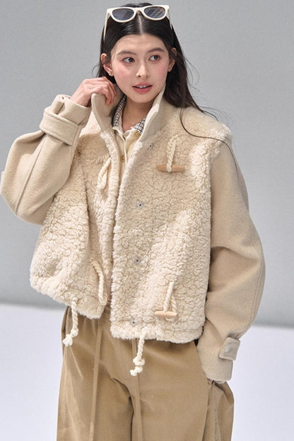 Toggle Button Woolen Coat