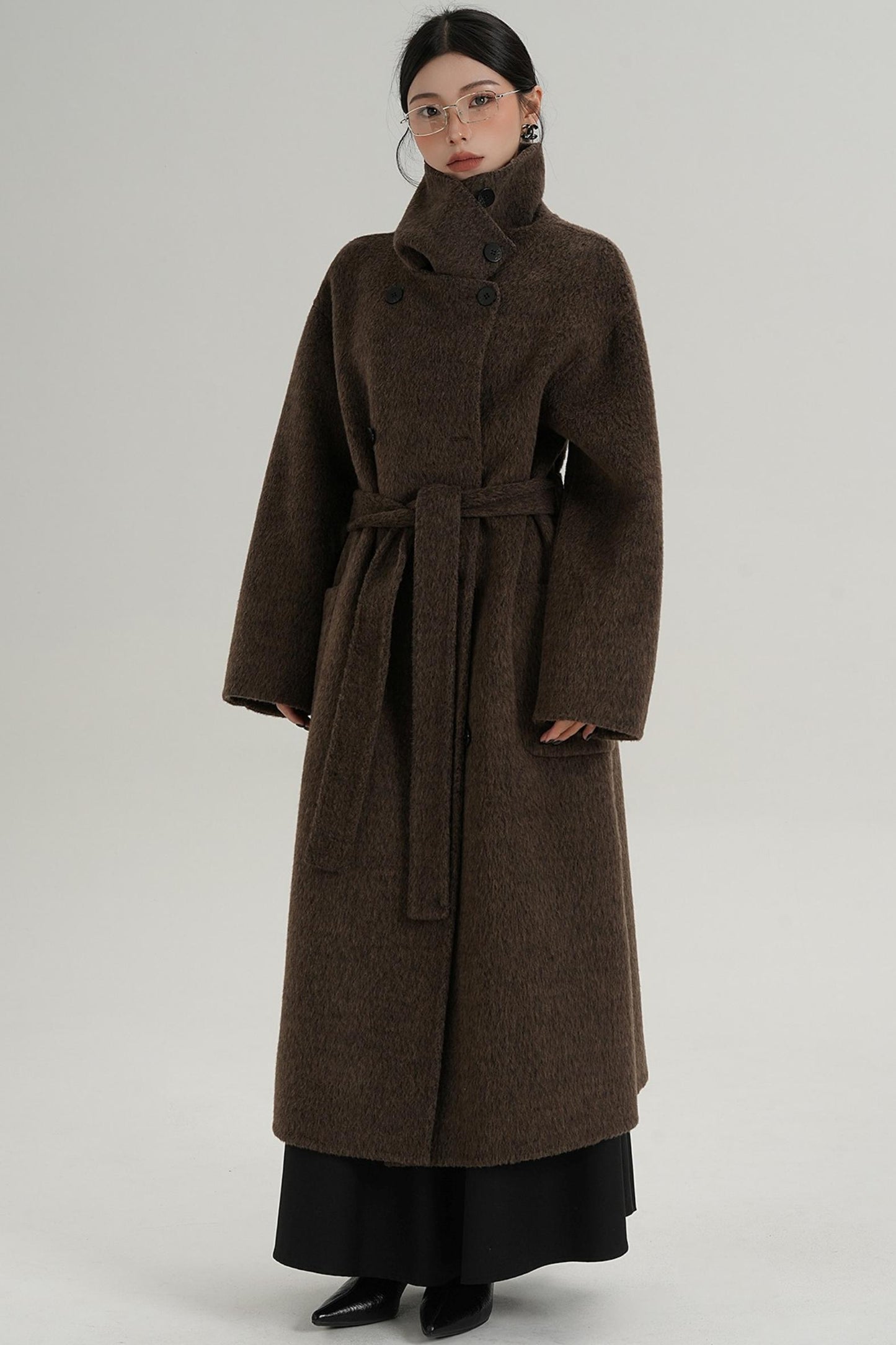 Square Wool Coat