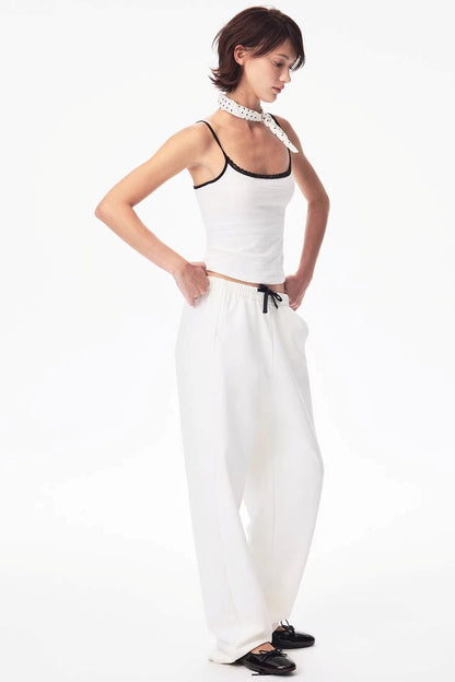 Color-Blocked Carrot Pants