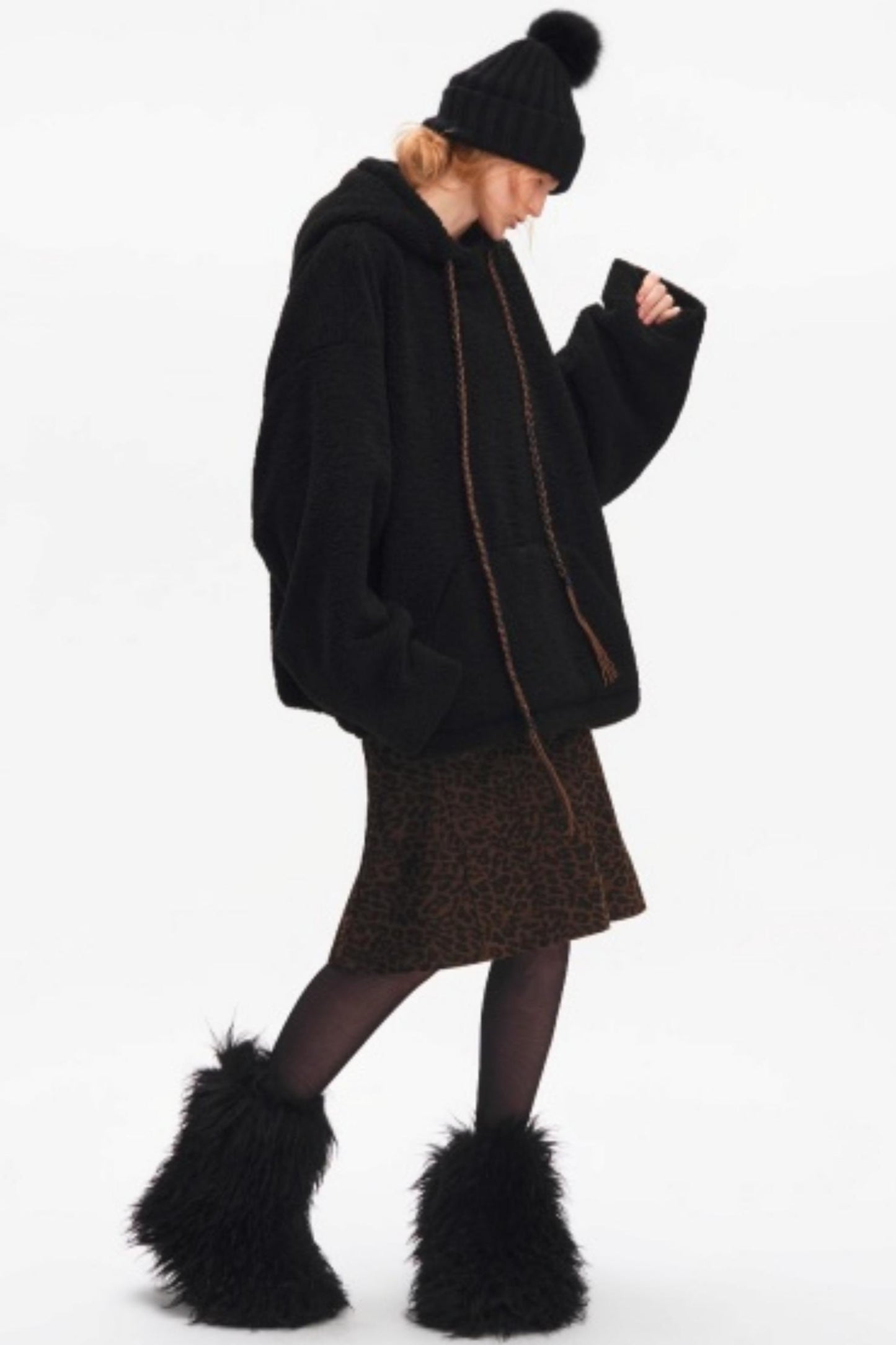 Korean Leopard Fishtail Skirt