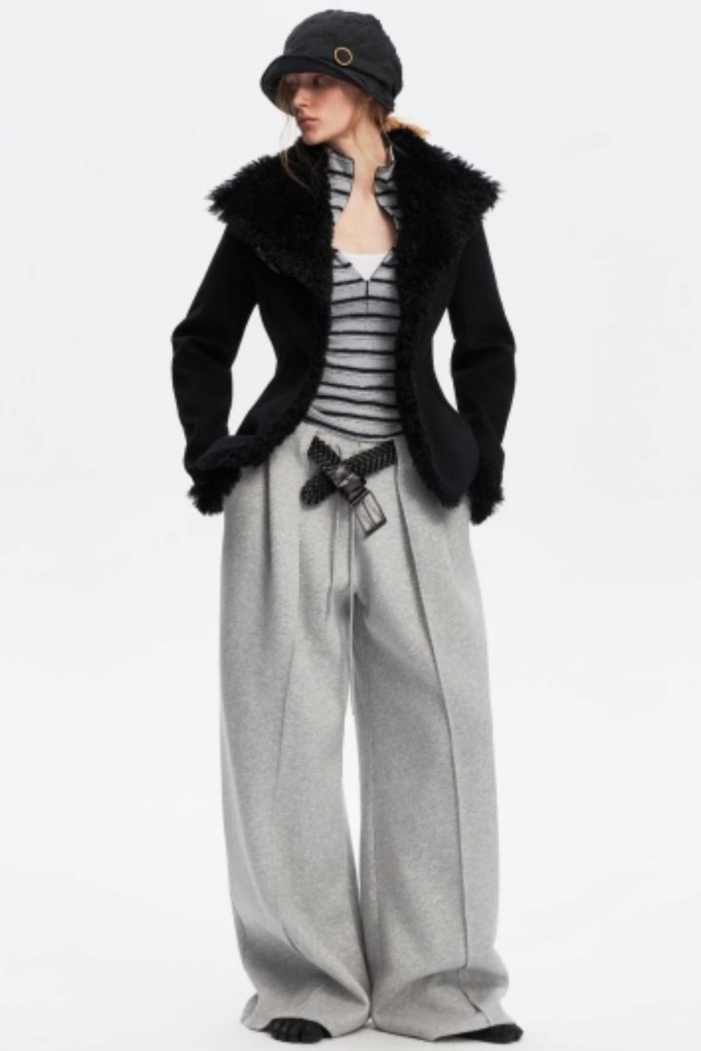 Vintage Striped Slim Knit Top