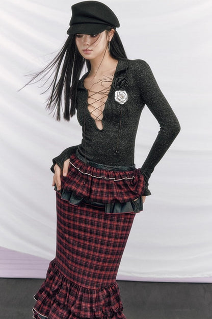 Rou Jing Detachable Brooch Top