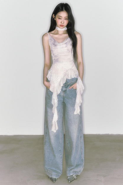 Classic Wide-Leg Jeans Pant