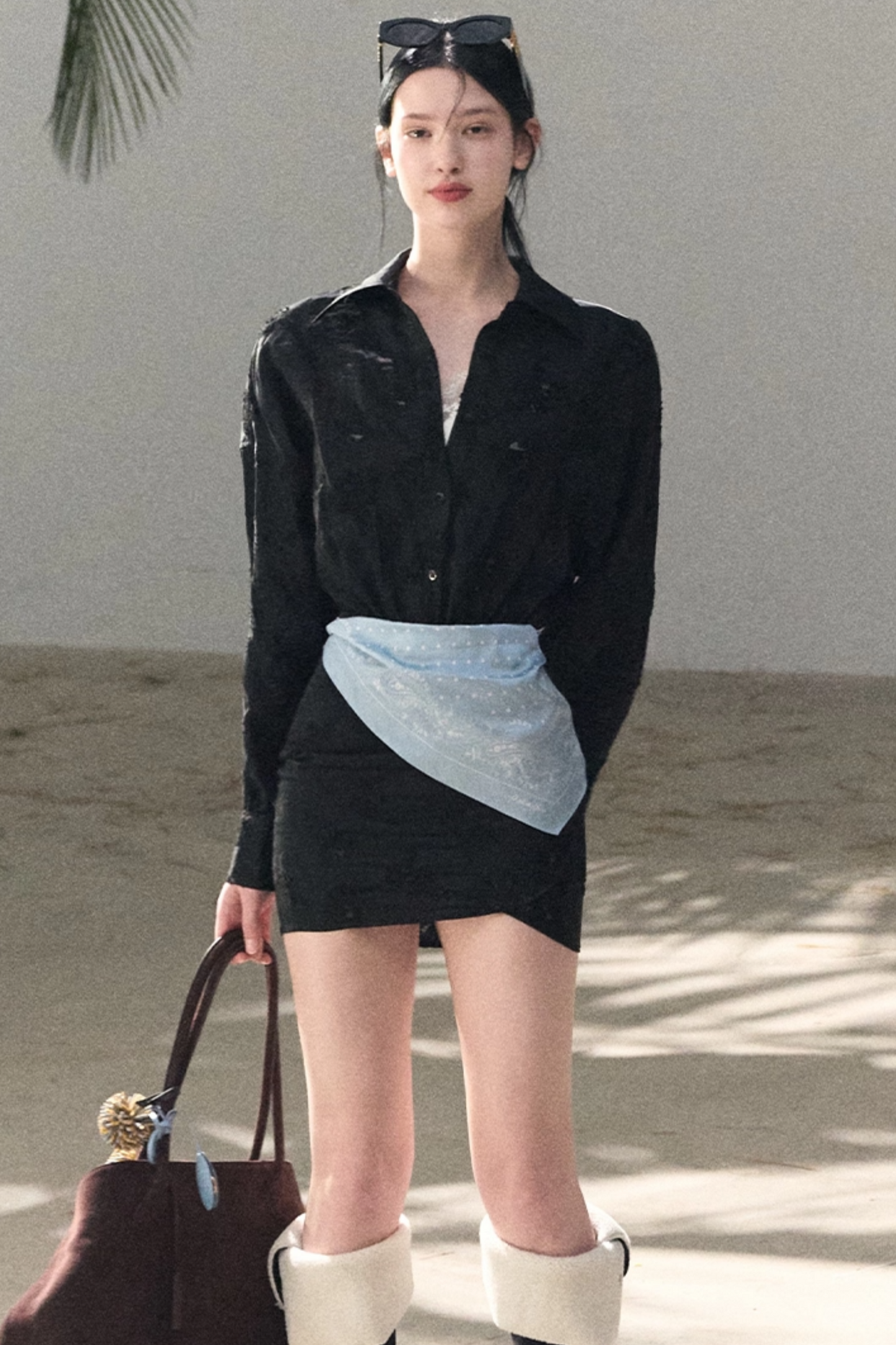 Jacquard Silk Dress Scarf Set