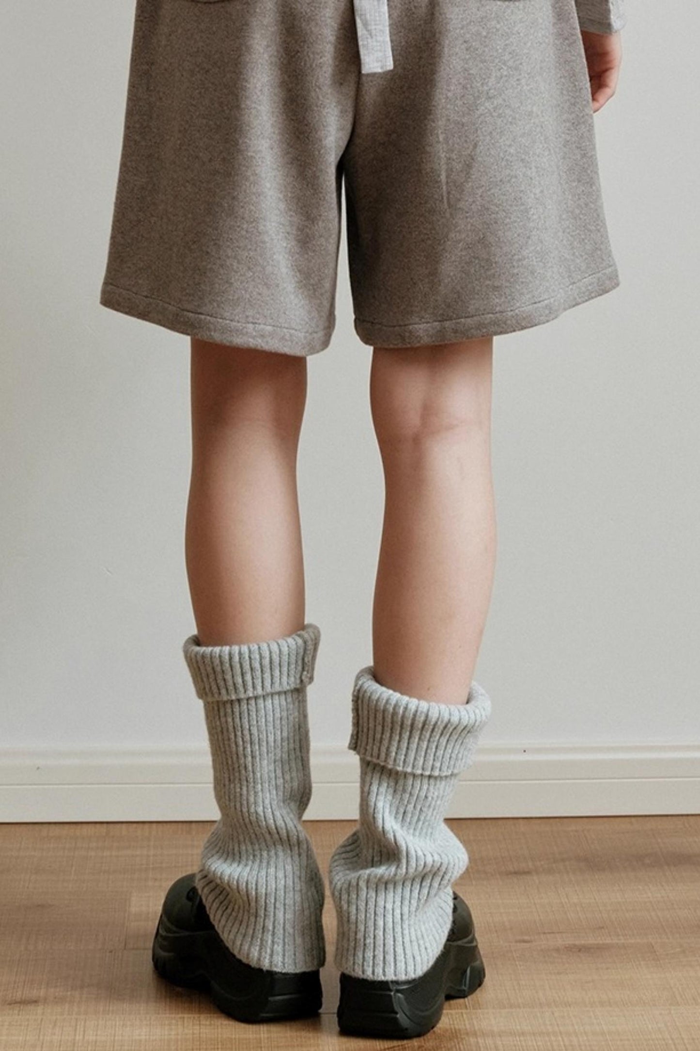 Gold Label Knitted Wool Blend Calf Sock Cover