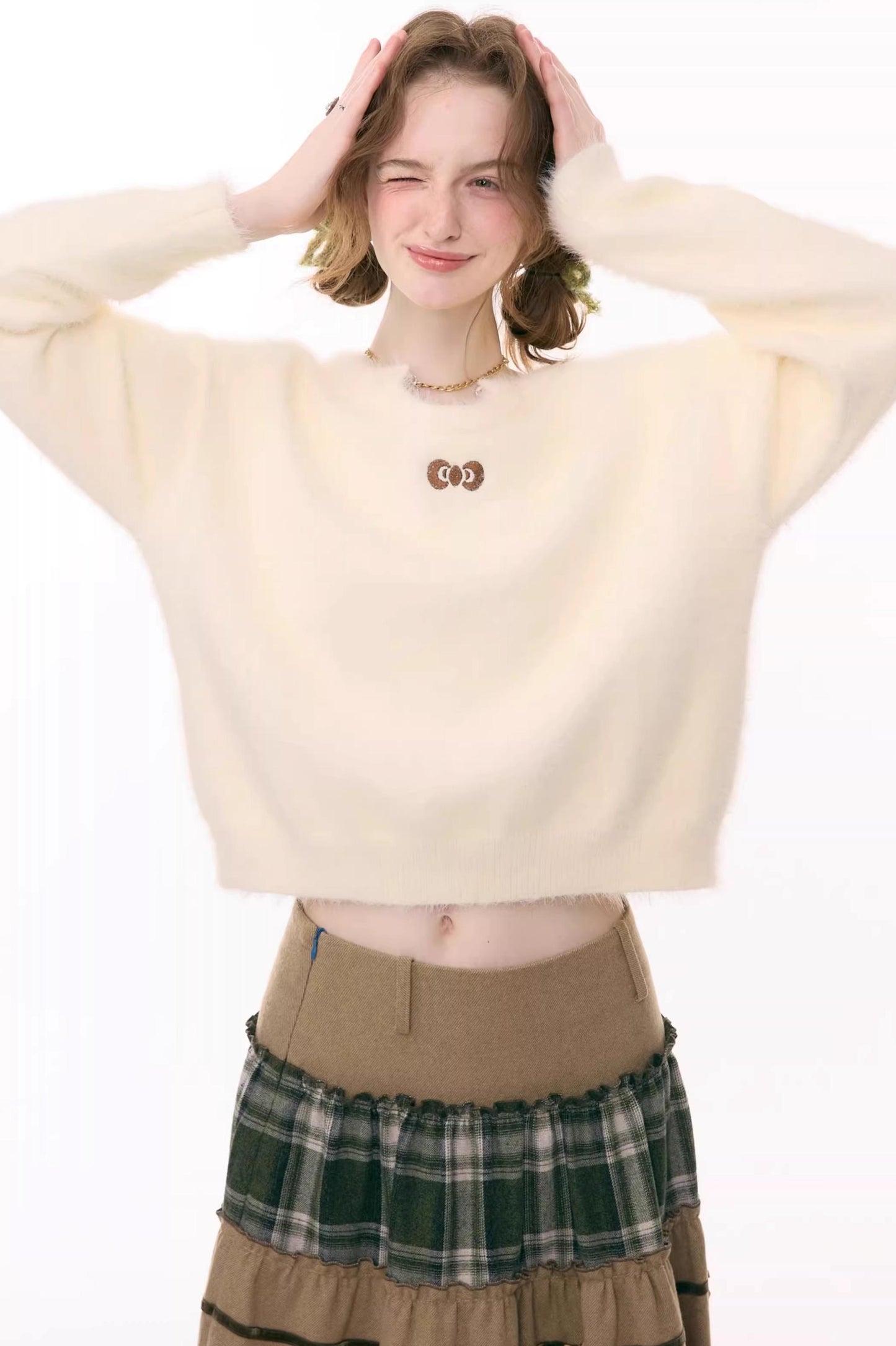 Soft Cloud Bow Sweater