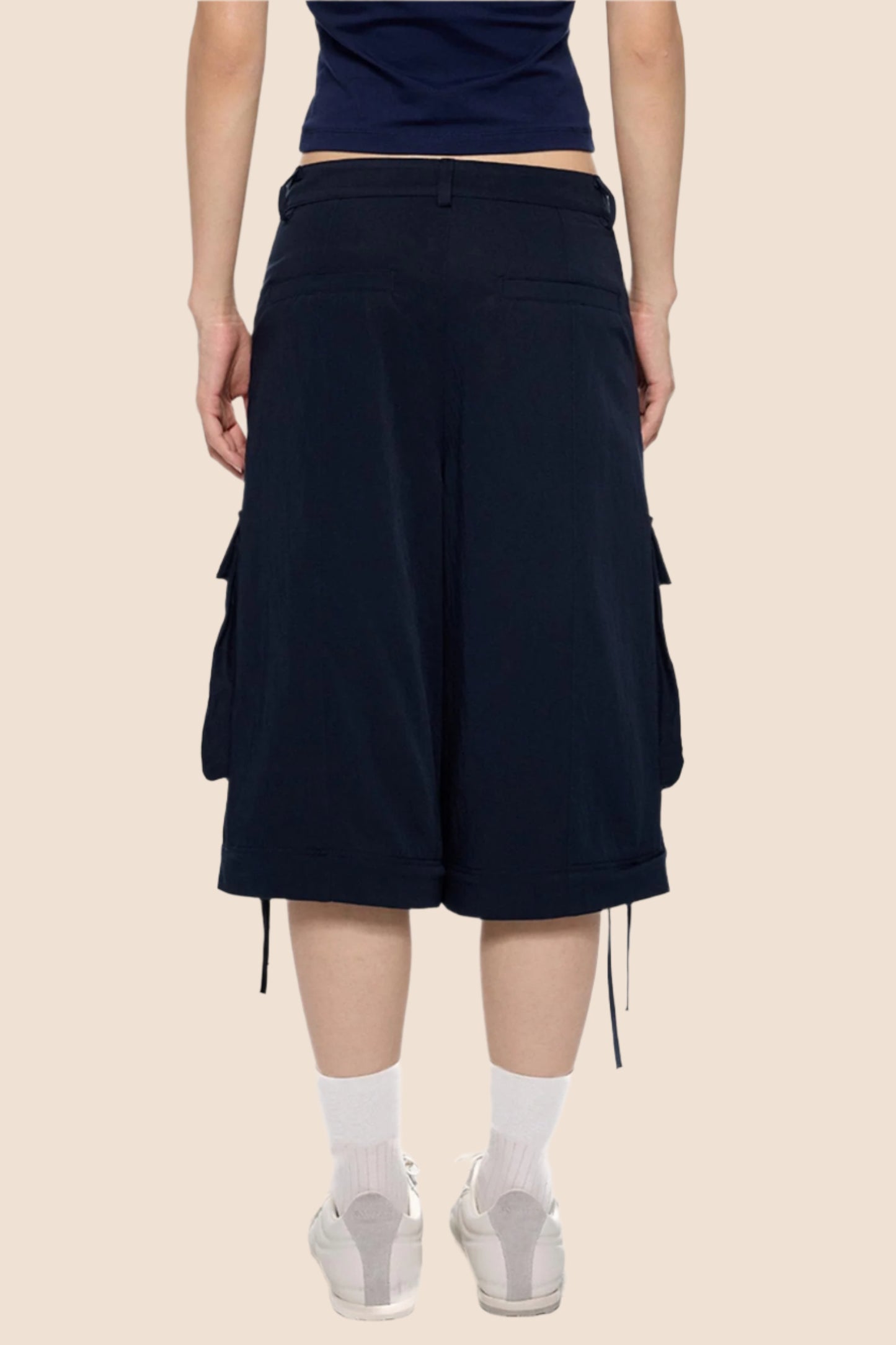 Removable Wide-Leg Slacks