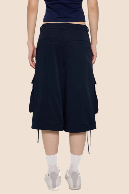 Removable Wide-Leg Slacks