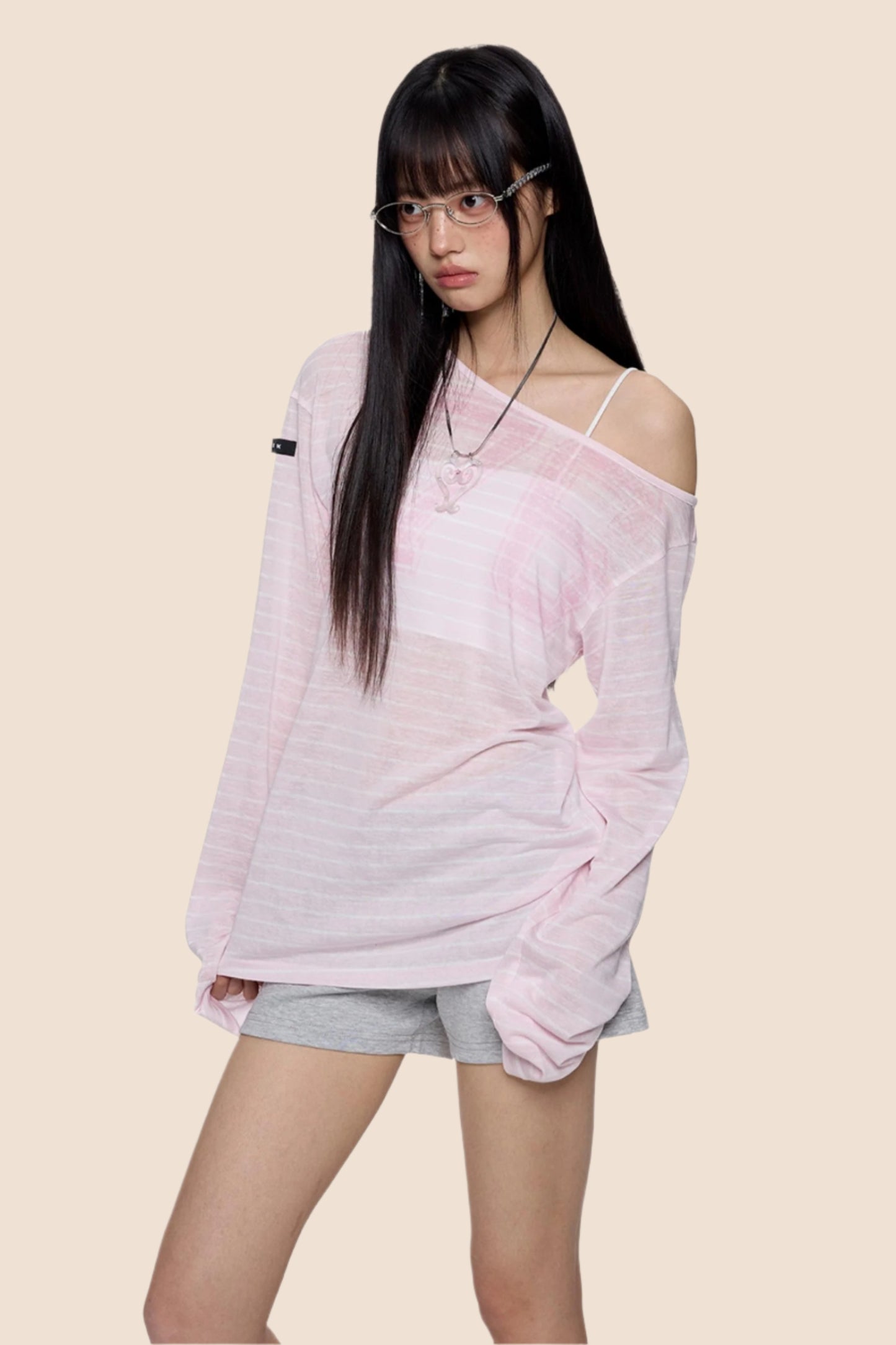 Slant Shoulder Sun Tee