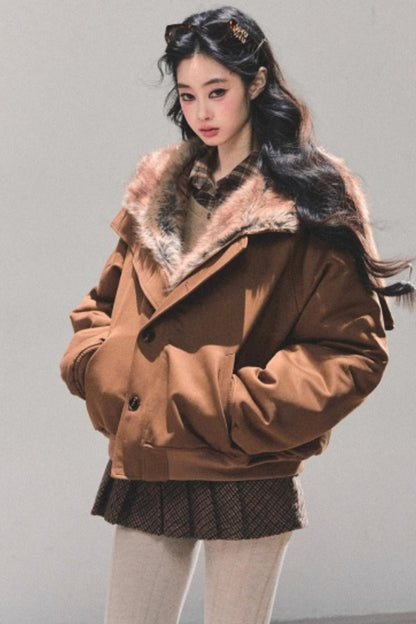 Plush Winter Padded Coat