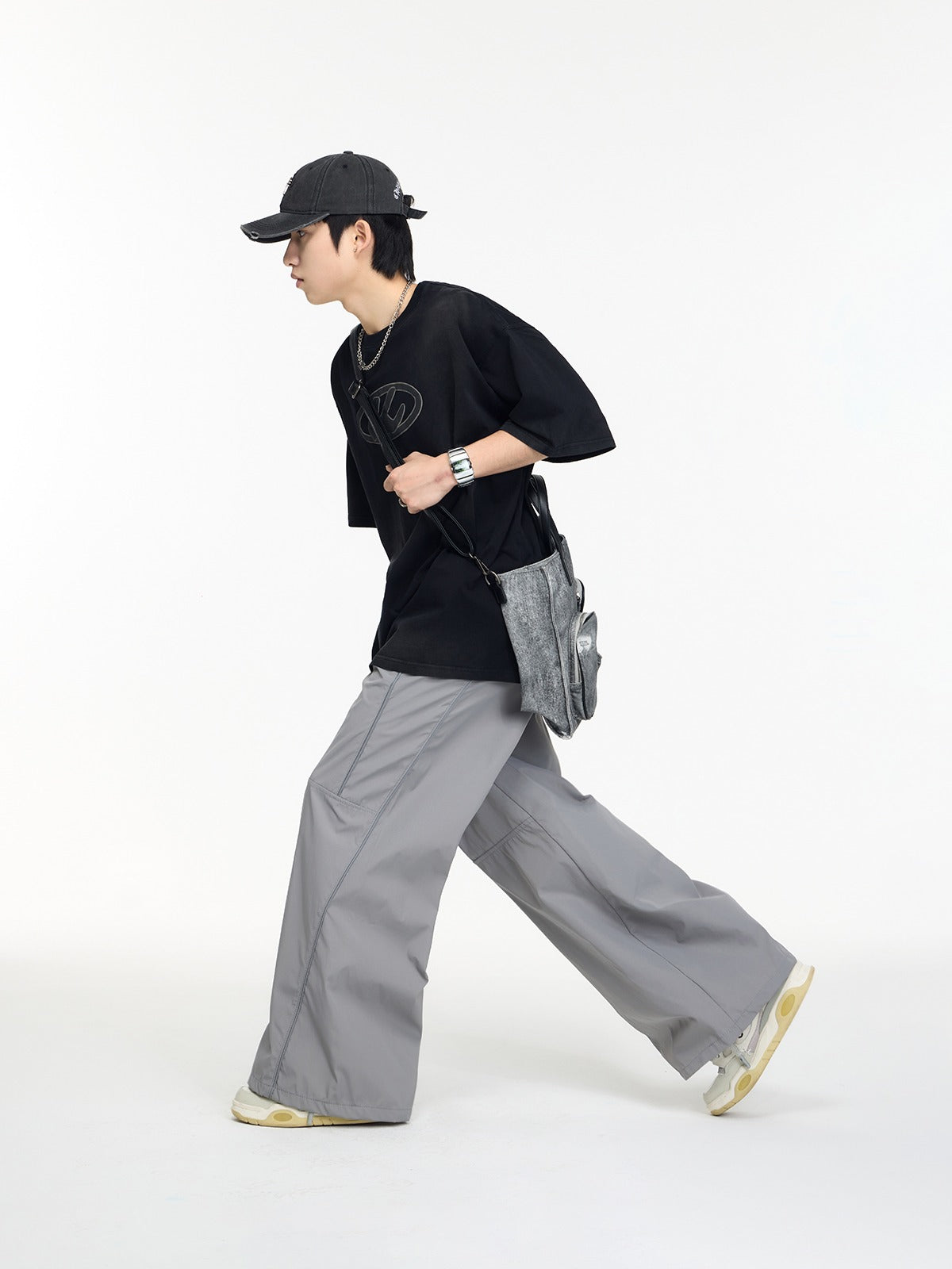 Reflective strip pants