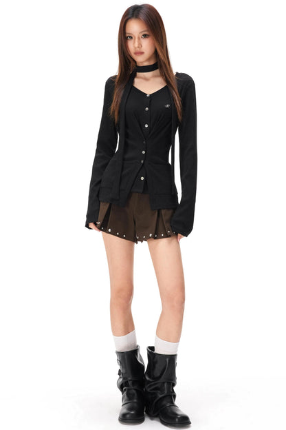 American Retro Rivet Skirt