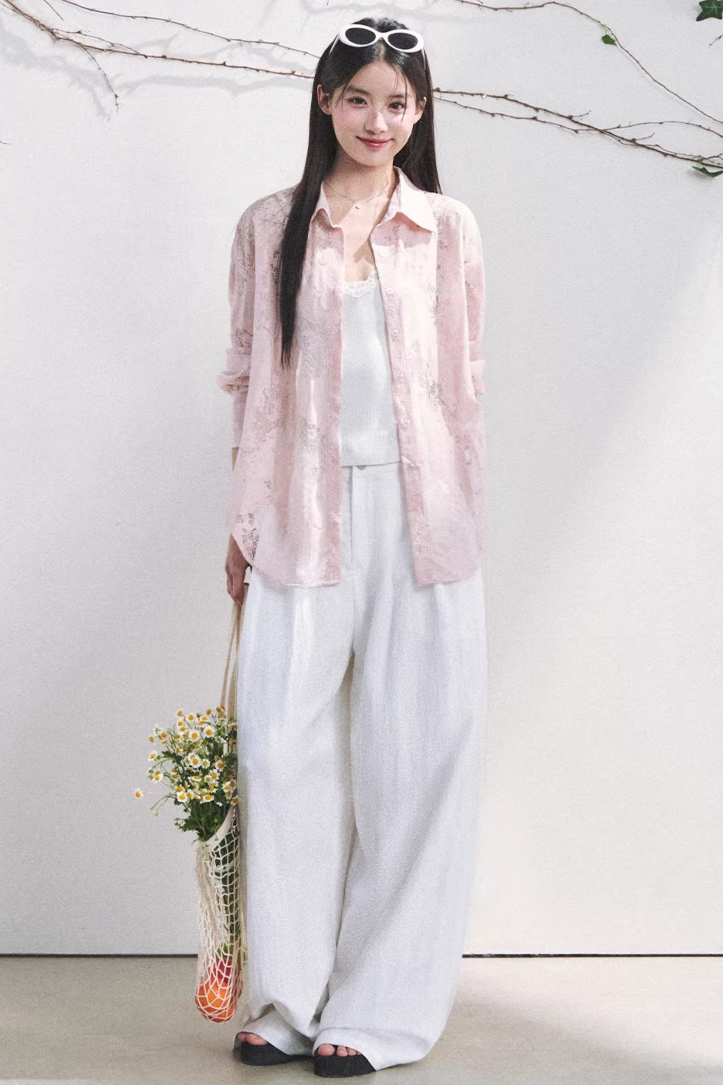 French Love Lace Shirt