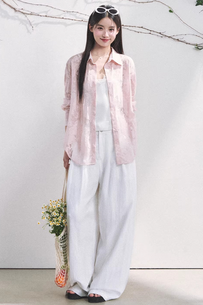 French Love Lace Shirt