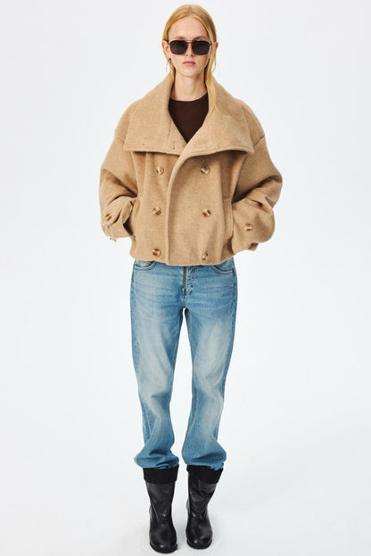 Narrow Suede Cowhide Brown Belt