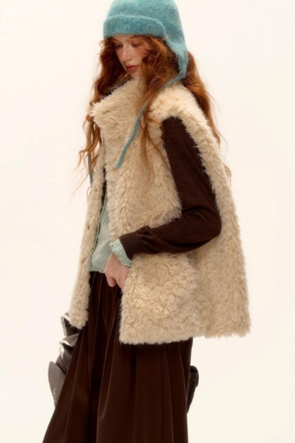 Blue Check Reversible Plaid Vest