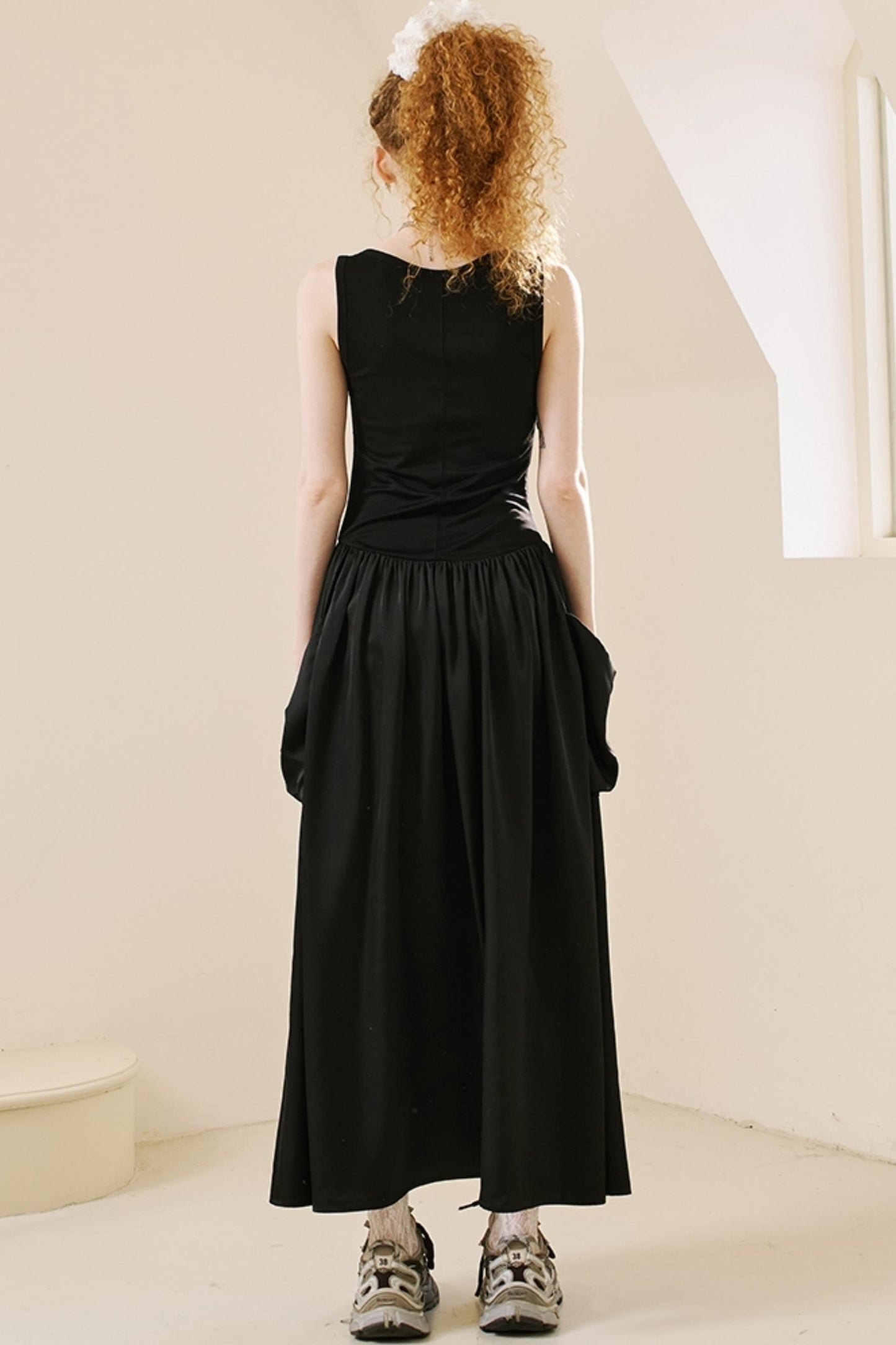 Swallow Embroidered Summer Dress