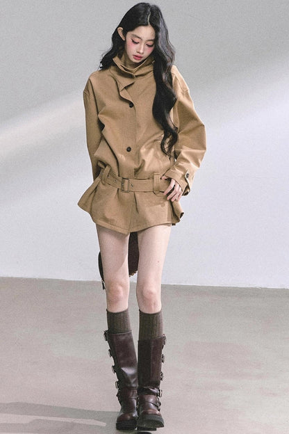 French Style Windbreaker Jacket