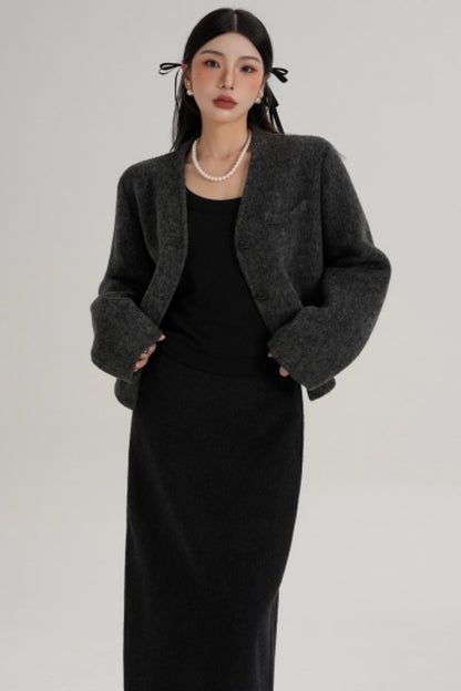 Double-Sided Woolen Coat