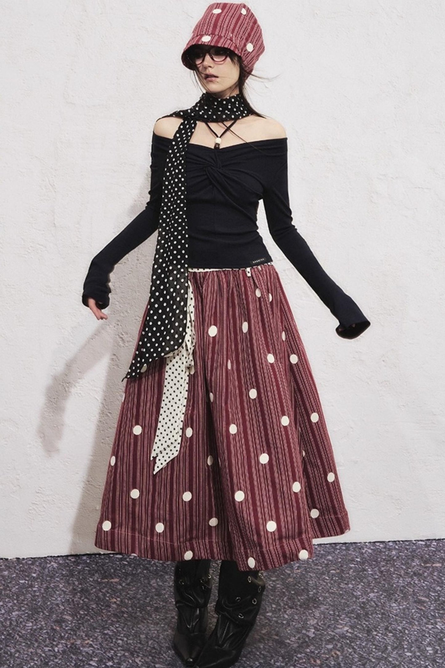 Sunset One-Shoulder T-Shirt