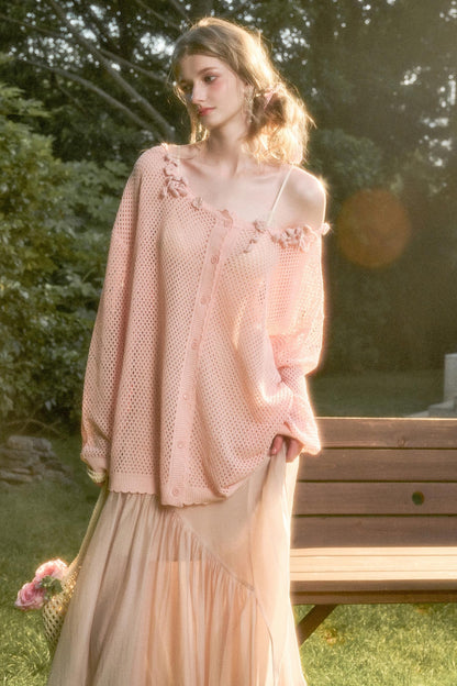 Galaxy Cool Ice Silk Cardigan