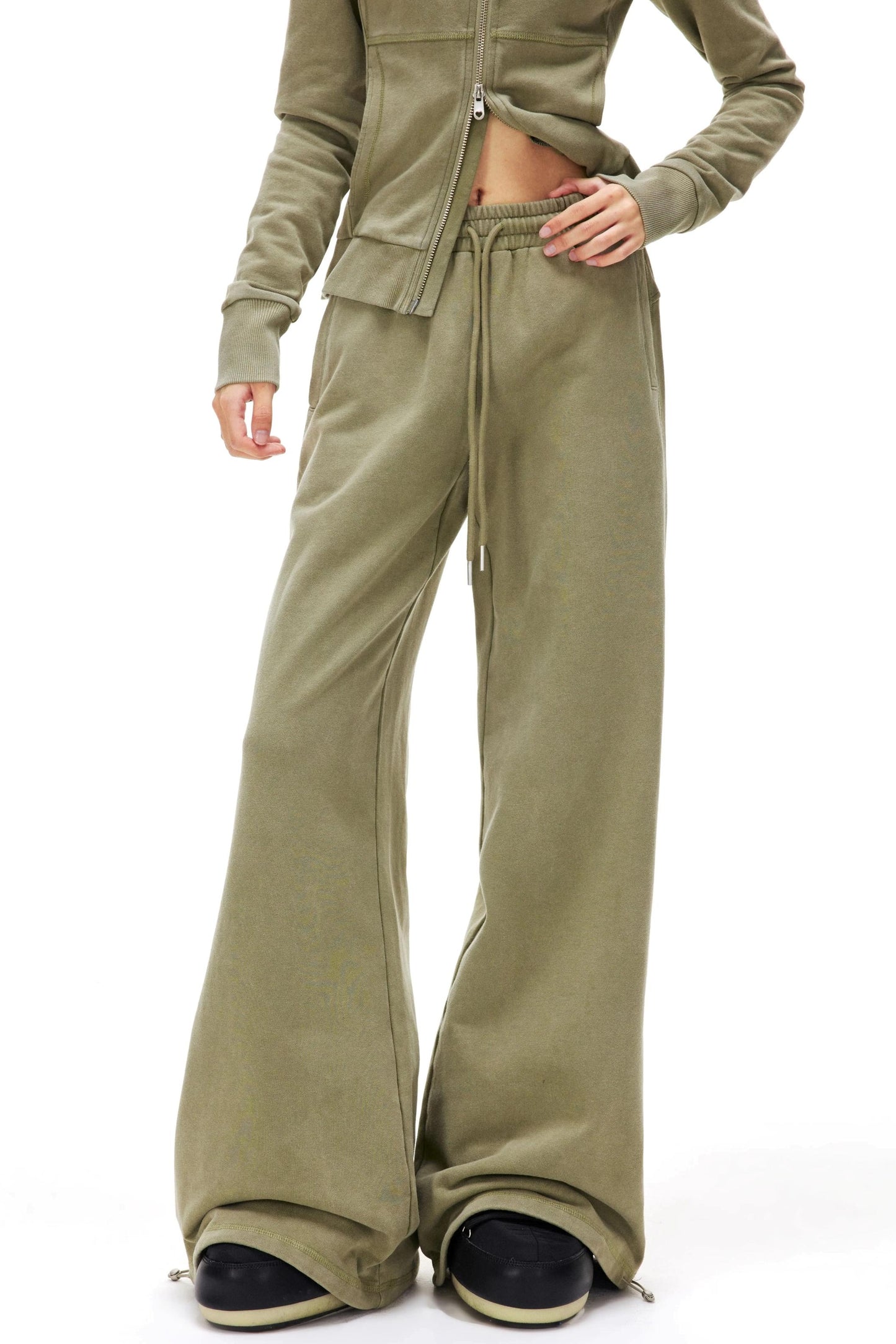 Double-Ended Zipper Jacket & Sweatpants Set-Up