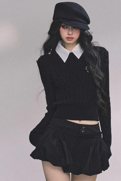 High Intelligence Knitted Top