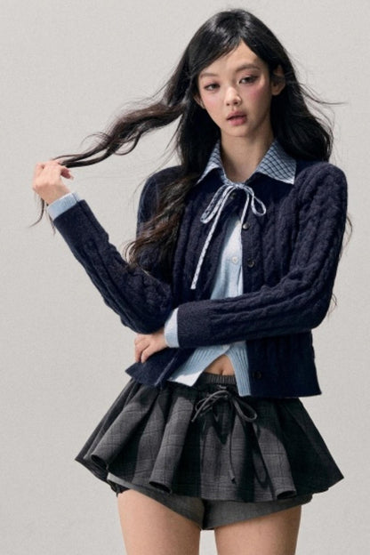 Plaid Annie Waltz Skirt