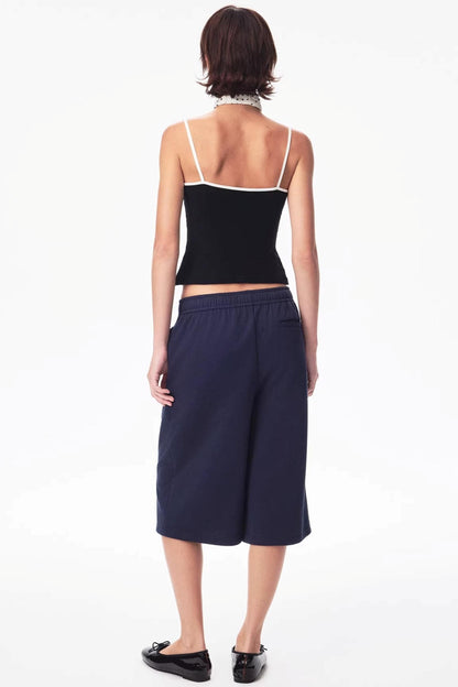 Two-Color Drawstring Sweatpants