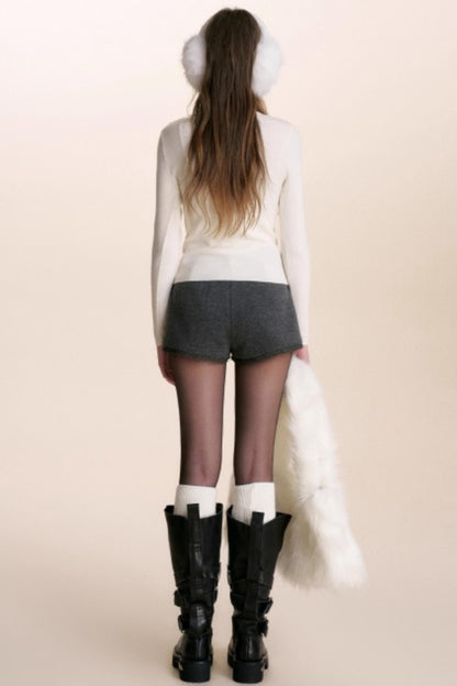 Romantic Lace Wool Cardigan