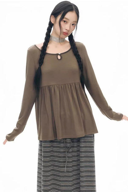 Color-Blocked Knit Sweater