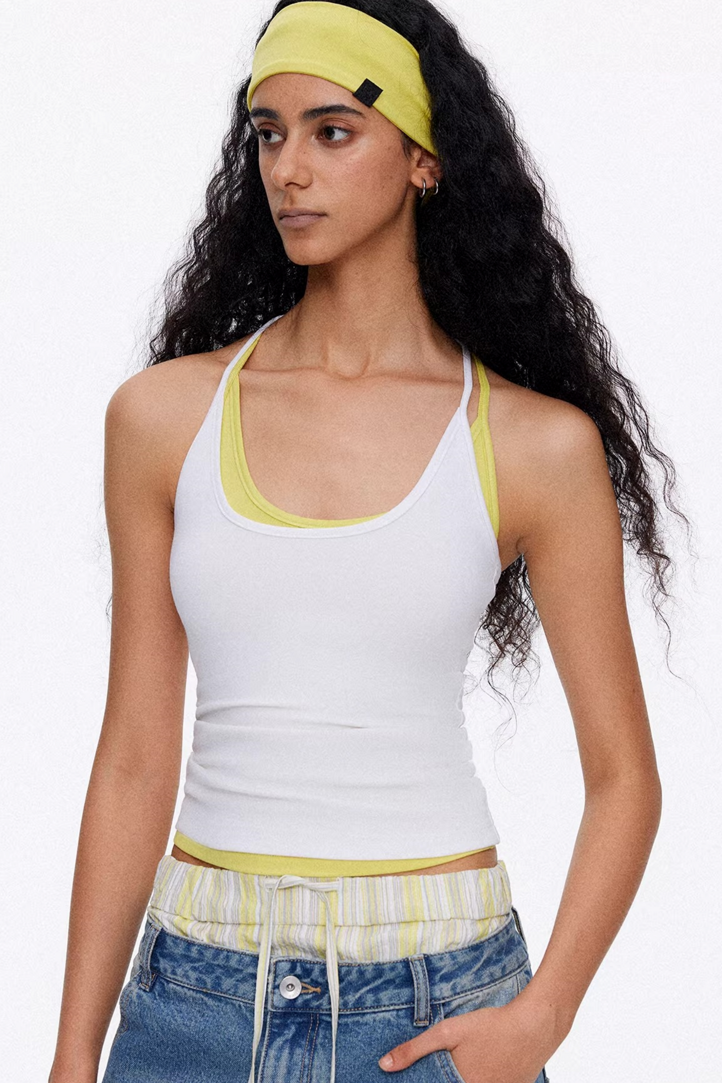 Elastic Cotton Slimming Top