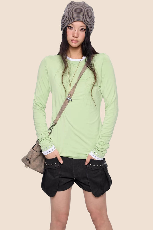 Rivet Retro Slim Top