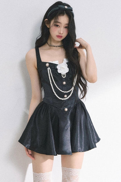 Summer Rose Halter Dress