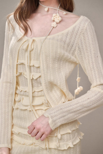 Sweet Lace Knit Set-Up