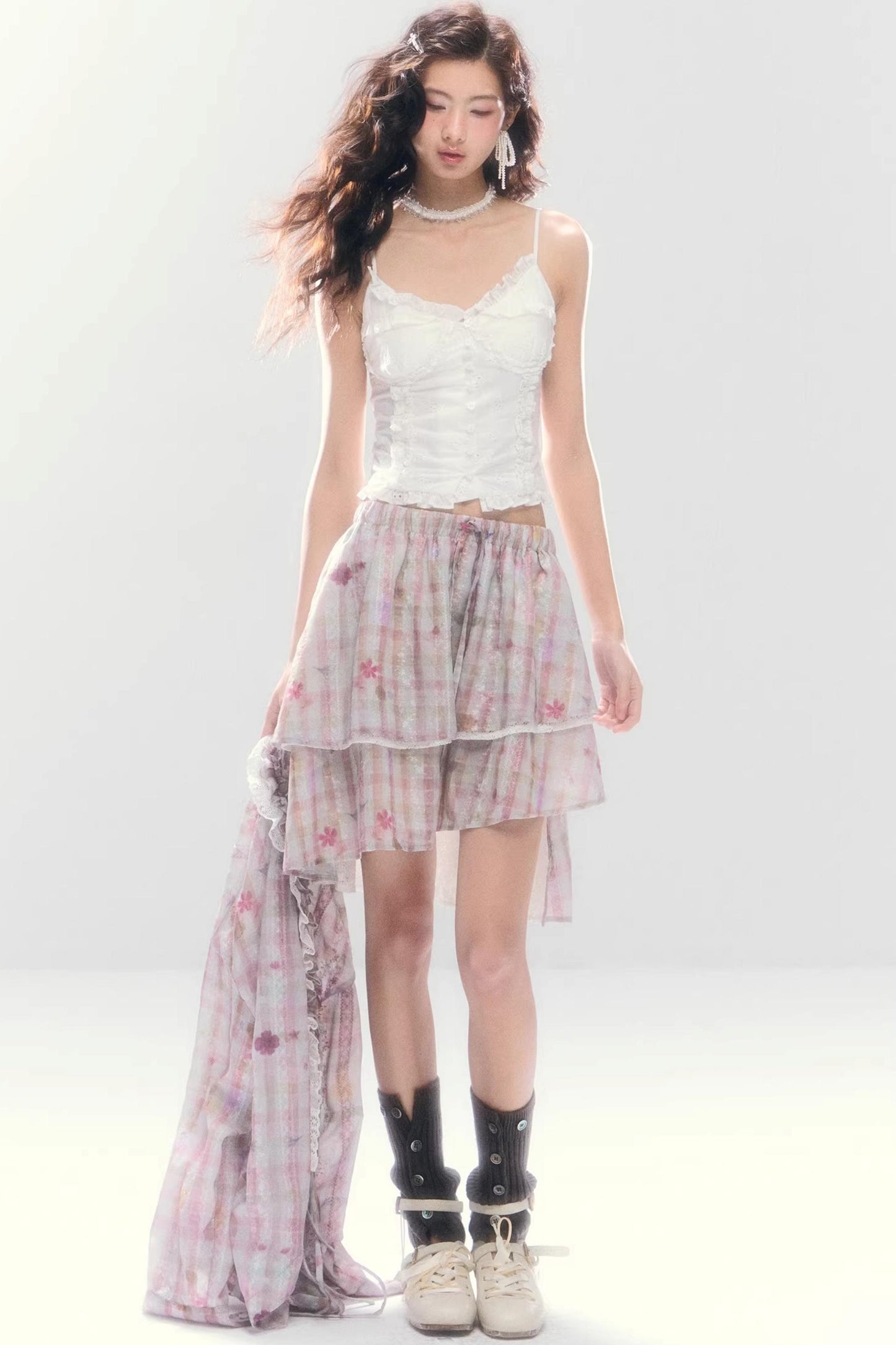 Okinawa Lace Cotton Camisole