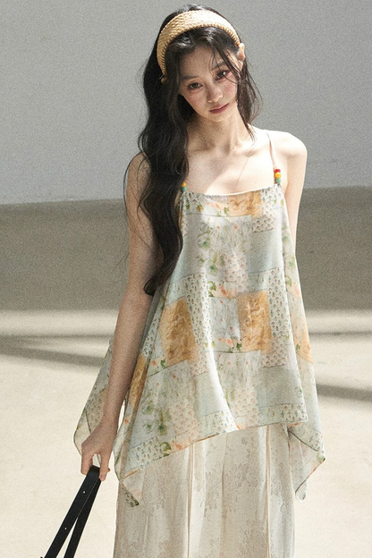 Whisper of Flowers Chiffon Top