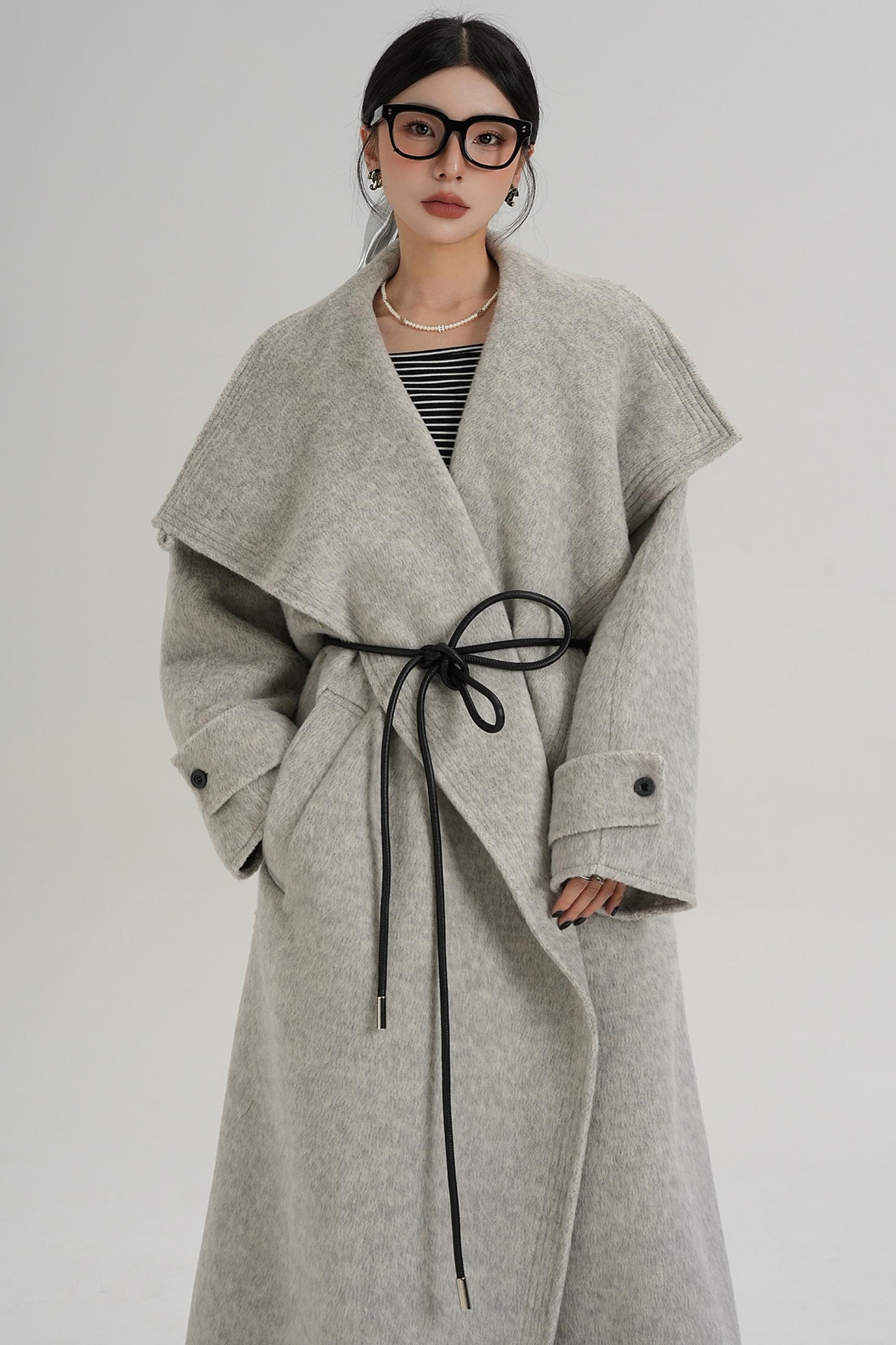 Ultra-High Reversible Wool Coat