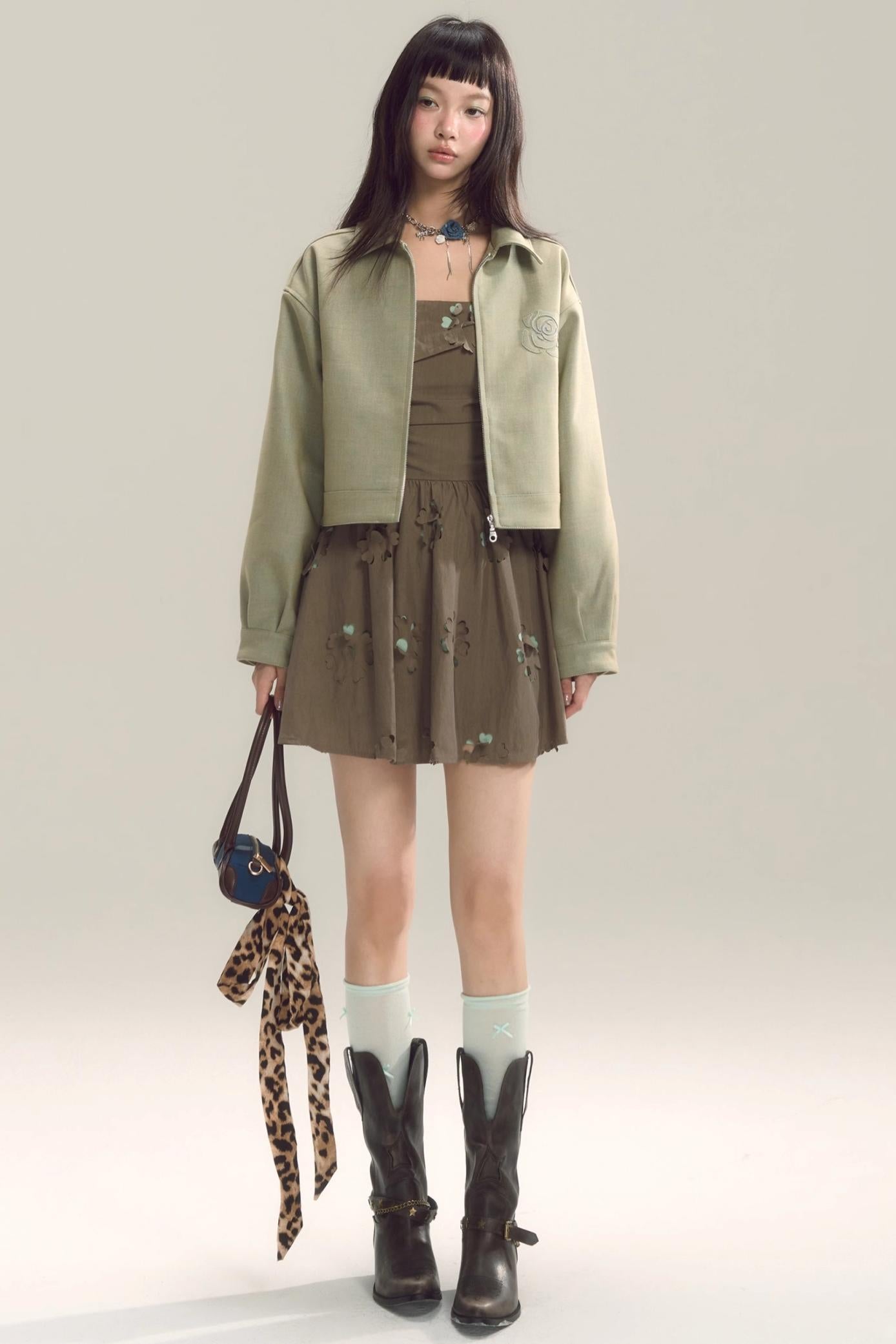 Coastal Floral Halter Dress