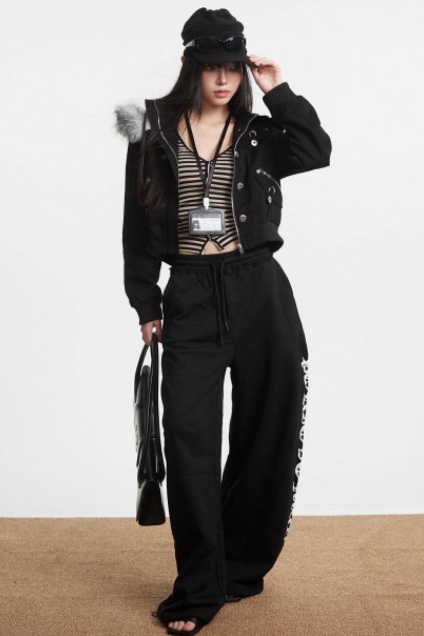 Retro Light Green Hooded Jacket